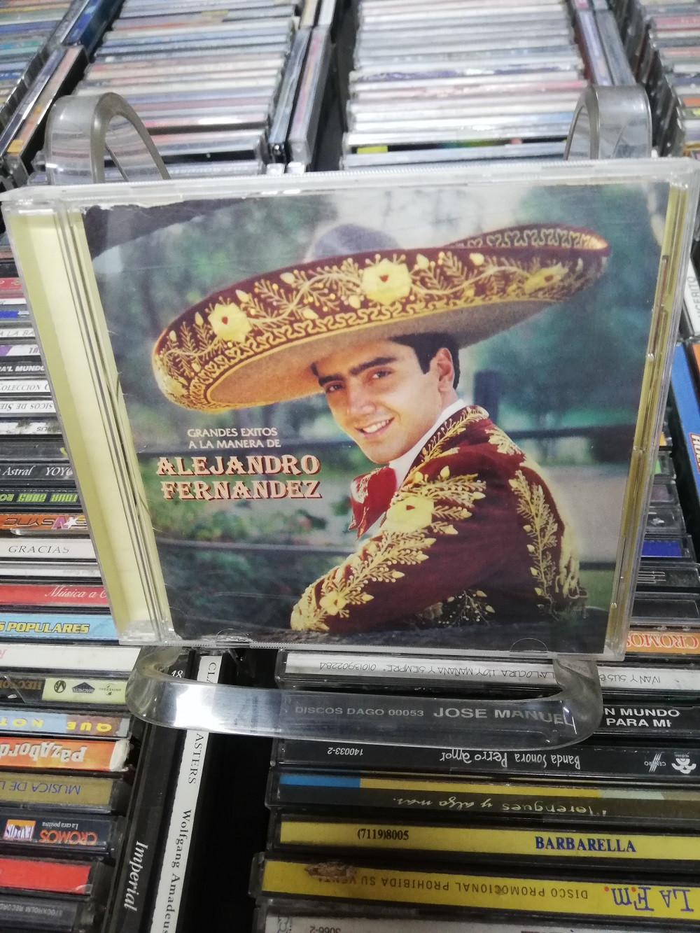 Imagen CD ALEJANDRO FERNANDEZ - GRANDES EXITOS A LA MANERA DE ALEJANDRO FERNANDEZ