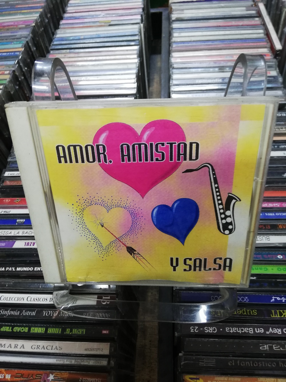 Imagen CD AMOR, AMISTAD Y SALSA