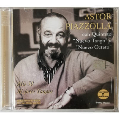 ImagenCD ASTOR PIAZZOLLA CON QUINTETO "NUEVO TANGO" Y "NUEVO OCTETO" - MIS 30 MEJORES TANGOS - CD X 2 