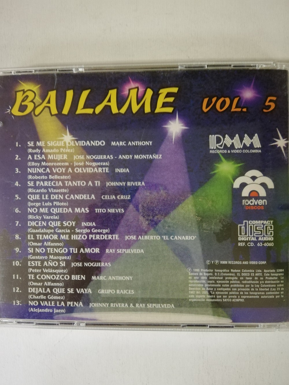 Imagen CD BAILAME - BAILAME VOL. 5 2