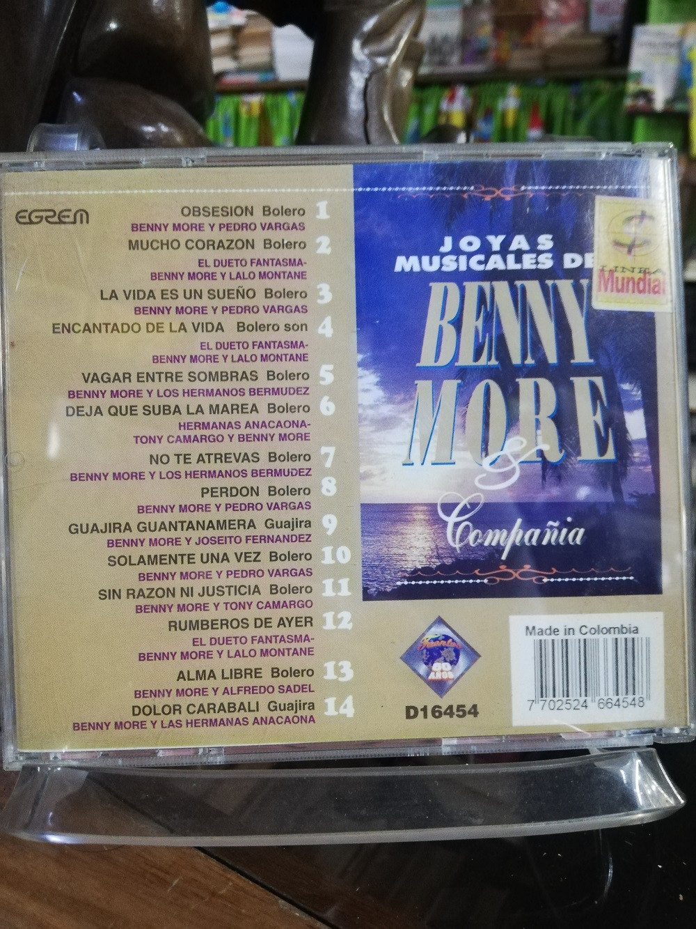 Imagen CD BENNY MORÉ & COMPAÑIA - JOYAS MUSICALES 2