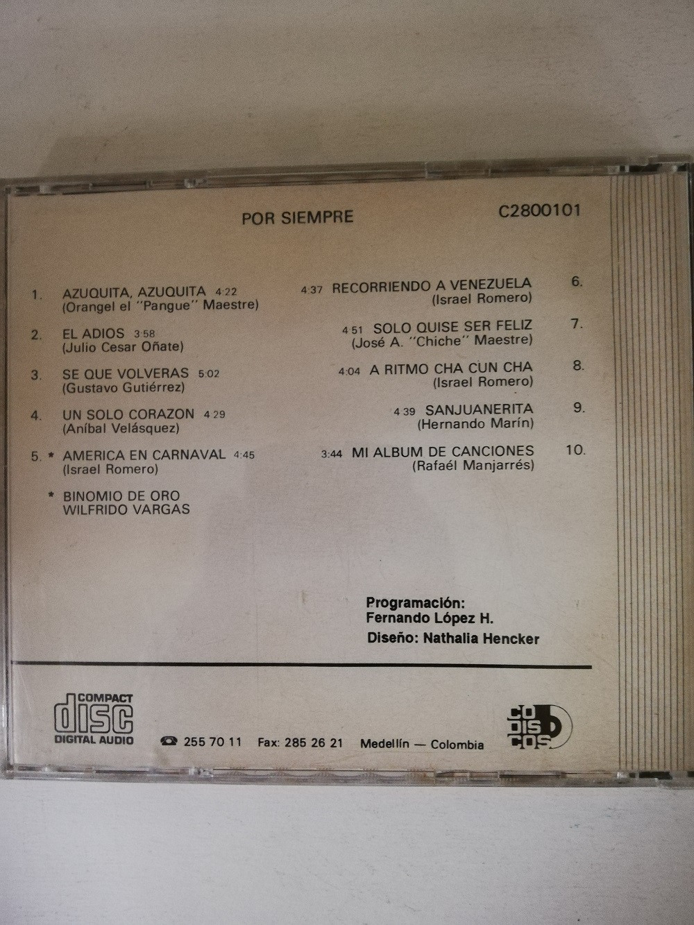 Imagen CD BINOMIO DE ORO - POR SIEMPRE 2