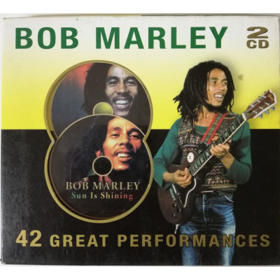 ImagenCD BOB MARLEY - 42 GREAT PERFORMANCES - CD X 2