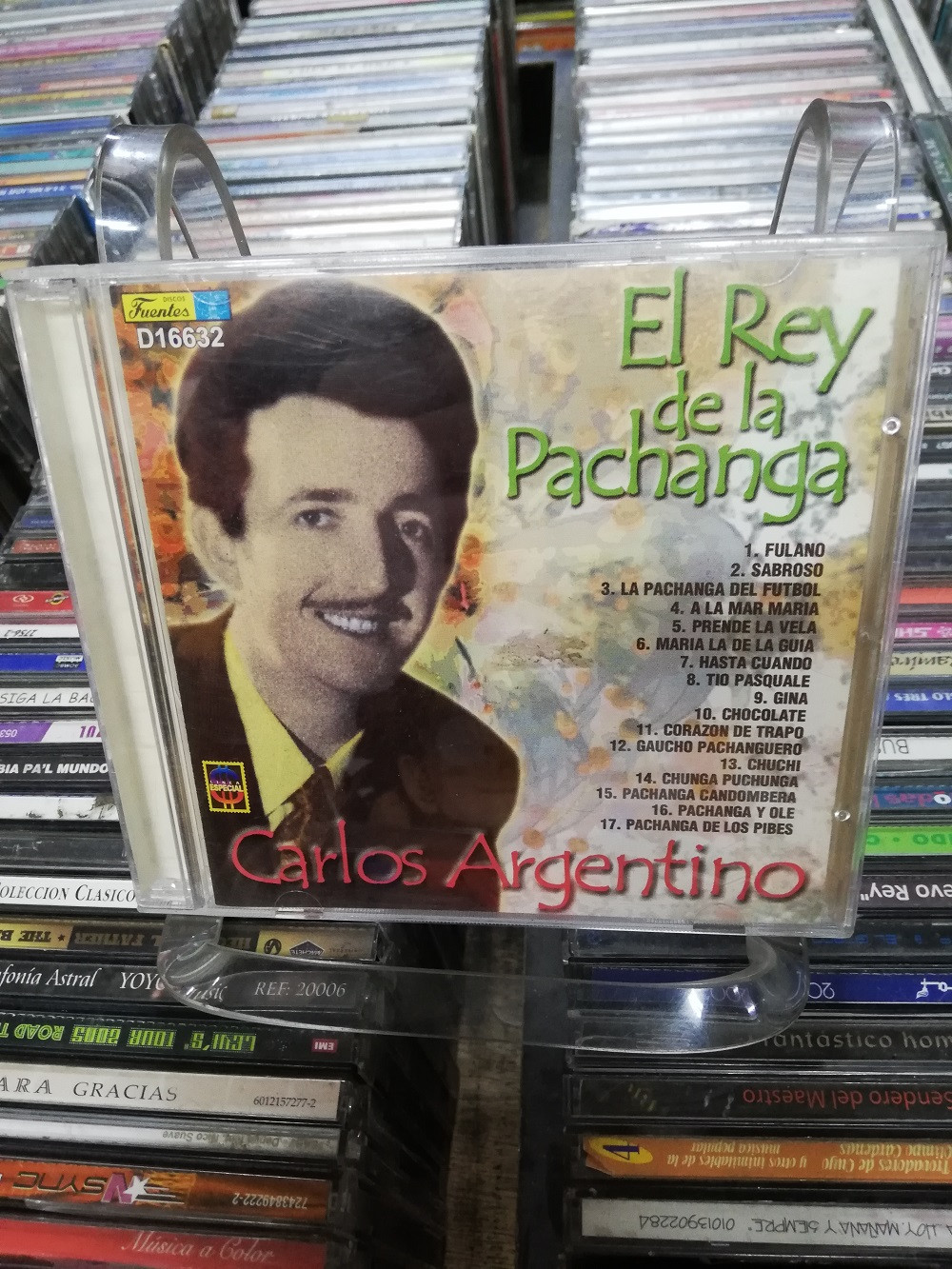 Imagen CD CARLOS ARGENTINO - EL REY DE LA PACHANGA 1