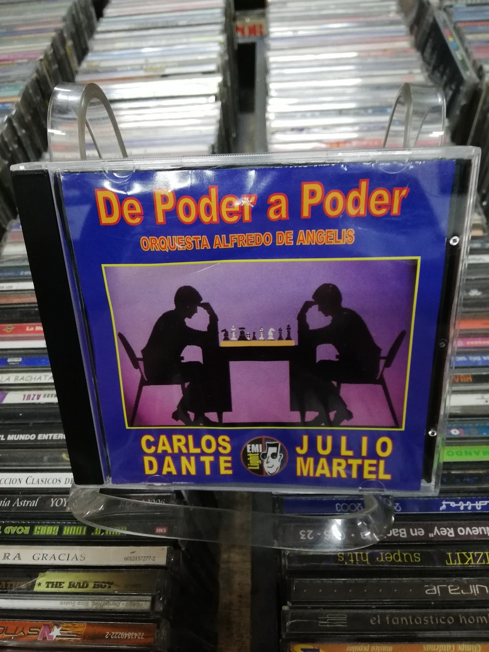 Imagen CD CARLOS DANTE & JULIO MARTEL CON LA ORQUESTA DE ALFREDO DE ANGELIS - DE PODER A PODER  1