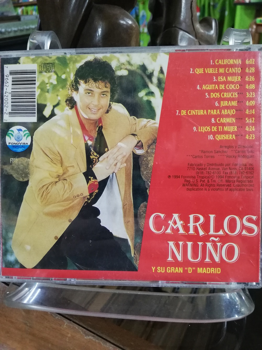 Imagen CD CARLOS NUÑO Y SU GRAN "D" MADRID - DE CINTURA PARA ABAJO 2