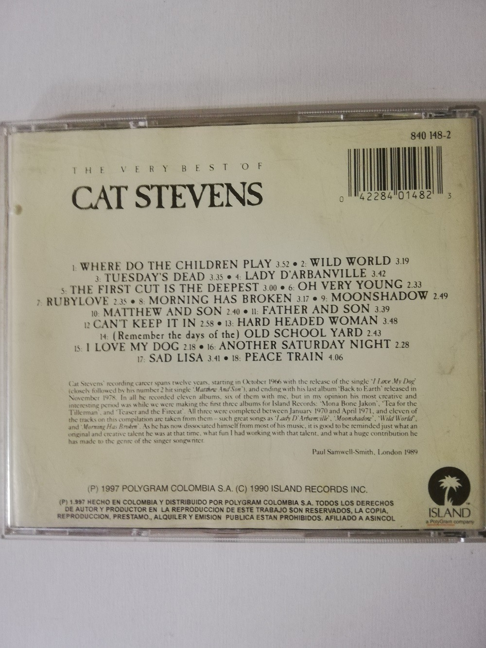 Imagen CD CAT STEVENS - THE VERY BEST OF CAT STEVENS 2