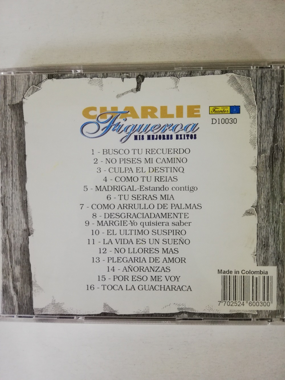 Imagen CD CHARLIE FIGUEROA - MIS MEJORES CANCIONES 2