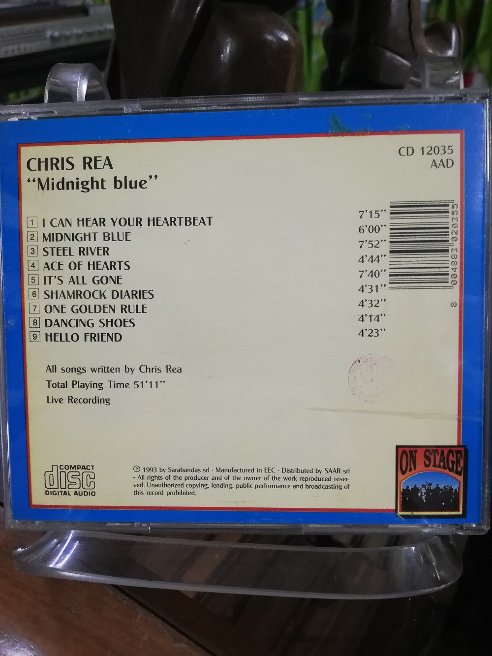 Imagen CD CHRIS REA - MIDNIGHT BLUE 2