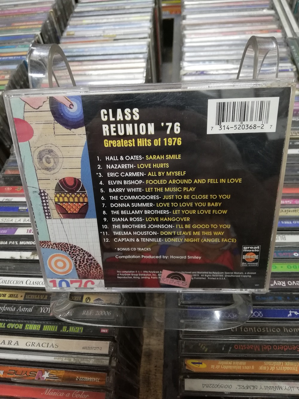 Imagen CD CLASS REUNION ´76 - GREATEST HITS OF 1976 2