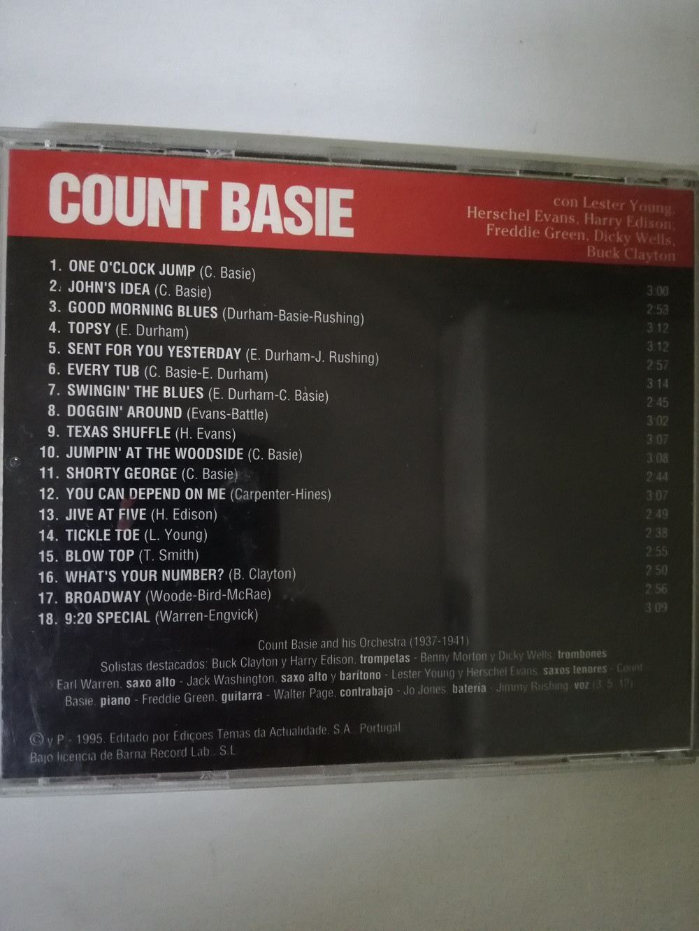 Imagen CD COUNT BASIE - JAZZ & BLUES COLLECTION 2