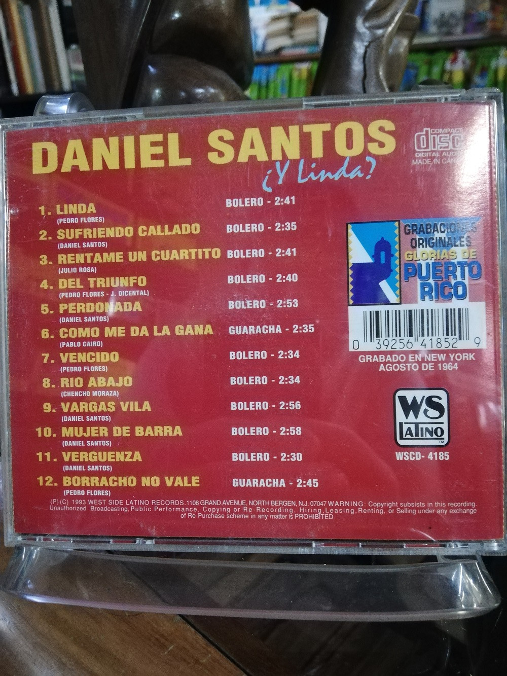Imagen CD DANIEL SANTOS CON GUITARRAS - Y LINDA? 2