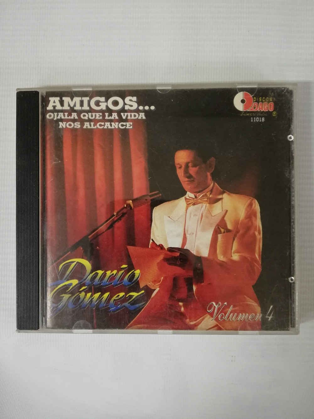Imagen CD DARIO GOMEZ - AMIGOS...OJALA QUE LA VIDA NOS ALCANCE VOL. 4 1