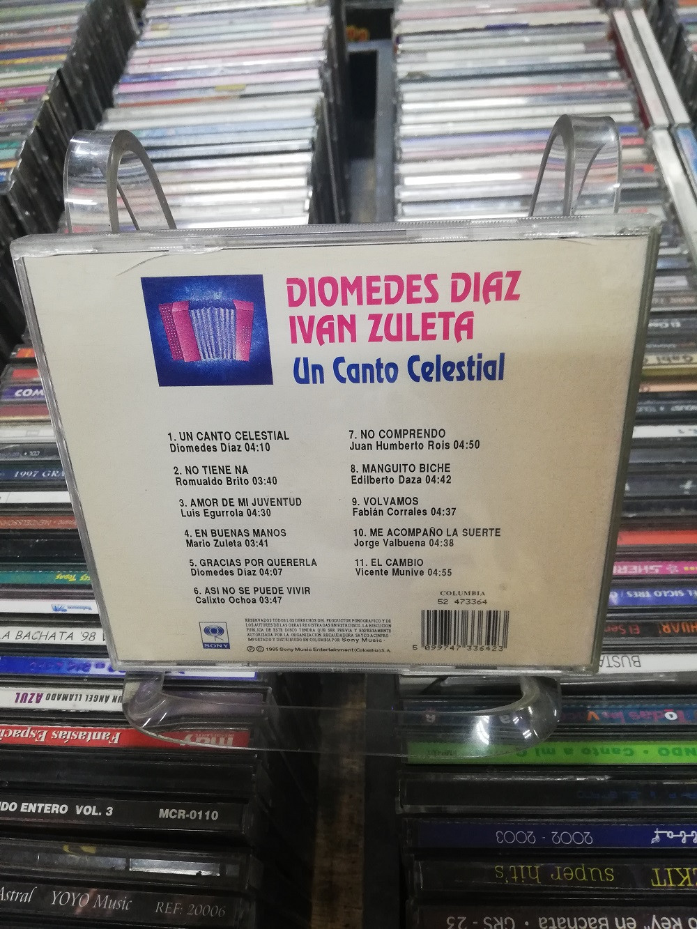 Imagen CD DIOMEDES DIAZ/IVAN ZULETA - UN CANTO CELESTIAL 2