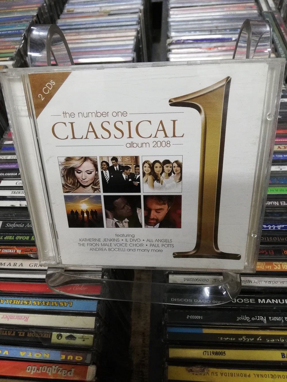 Imagen CD DOBLE THE NUMBER ONE CLASSICAL ALBUM 2008.