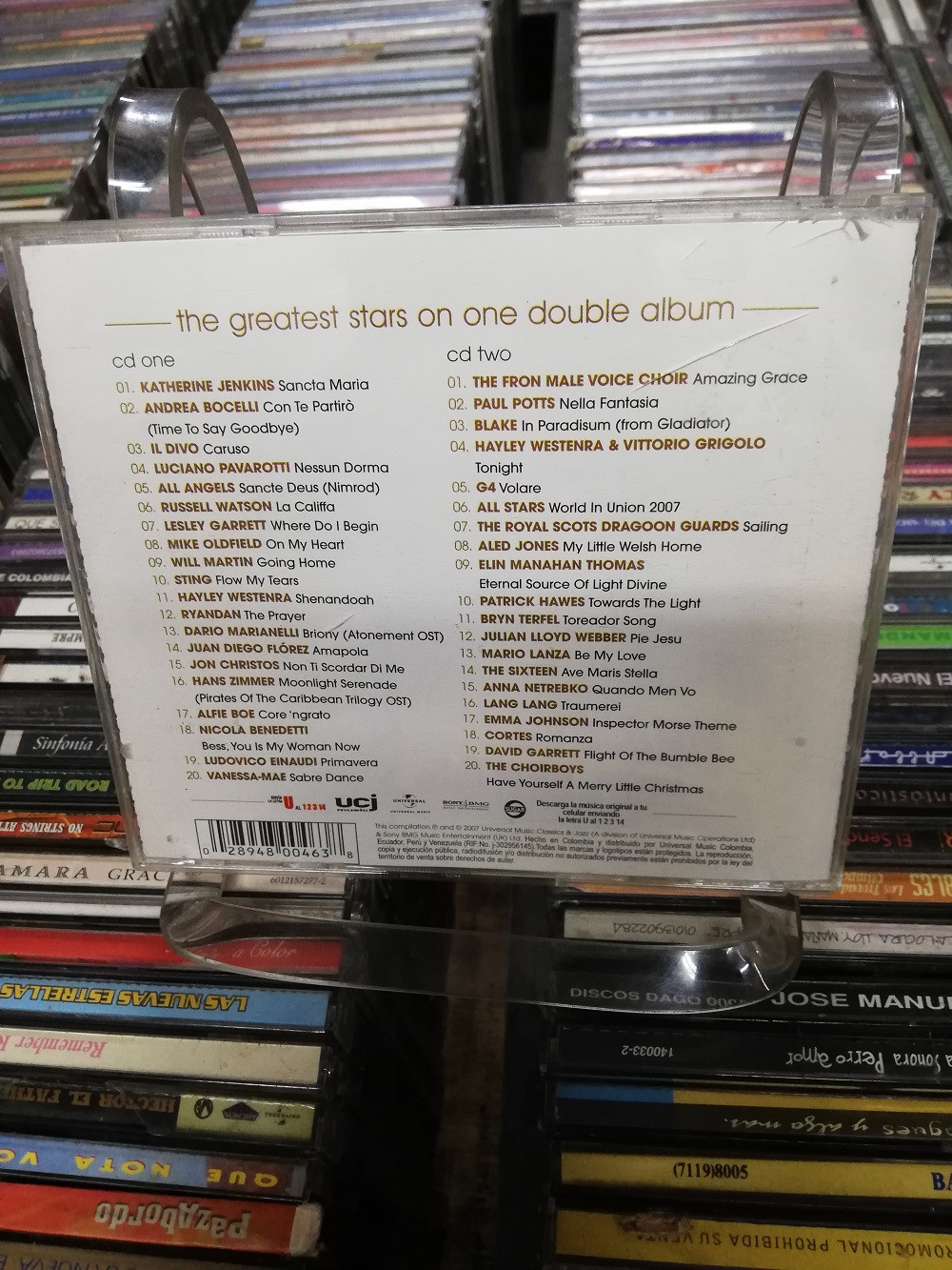 Imagen CD DOBLE THE NUMBER ONE CLASSICAL ALBUM 2008. 2