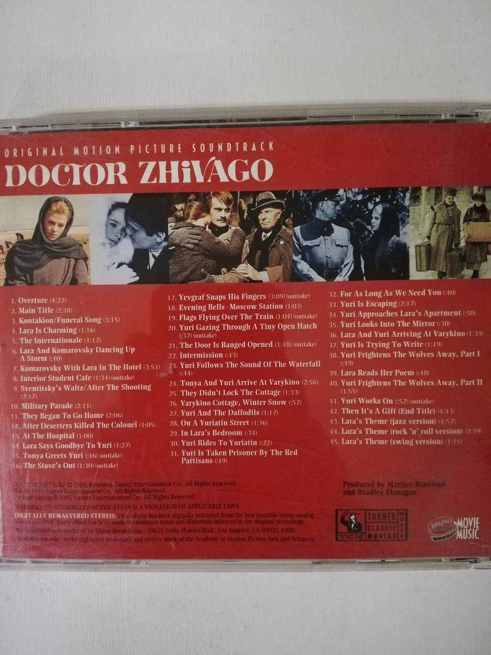 Imagen CD DOCTOR ZHIVAGO - ORIGINAL MOTION PICTURE SOUNDTRACK 2