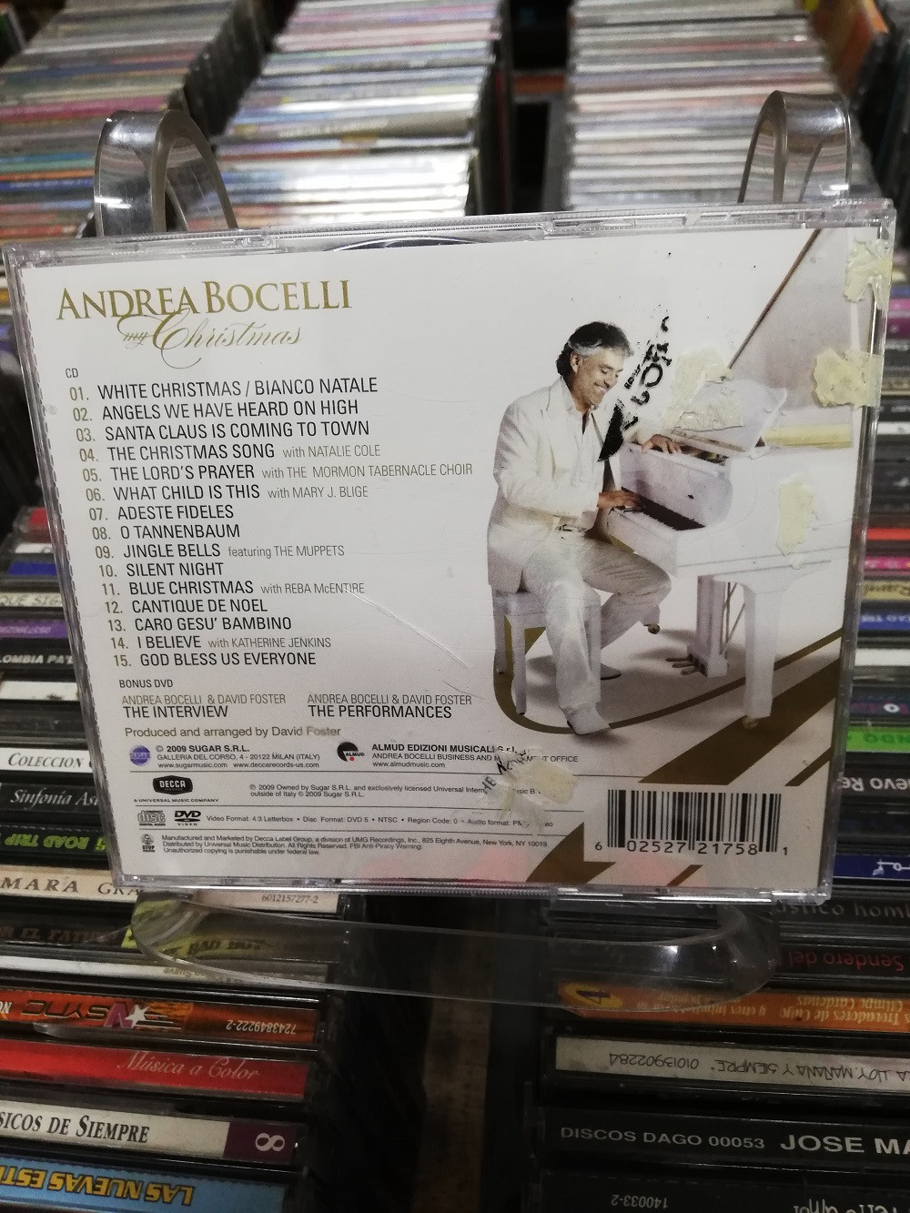 Imagen CD + DVD ANDREA BOCELLI - MY CHRISTMAS 2