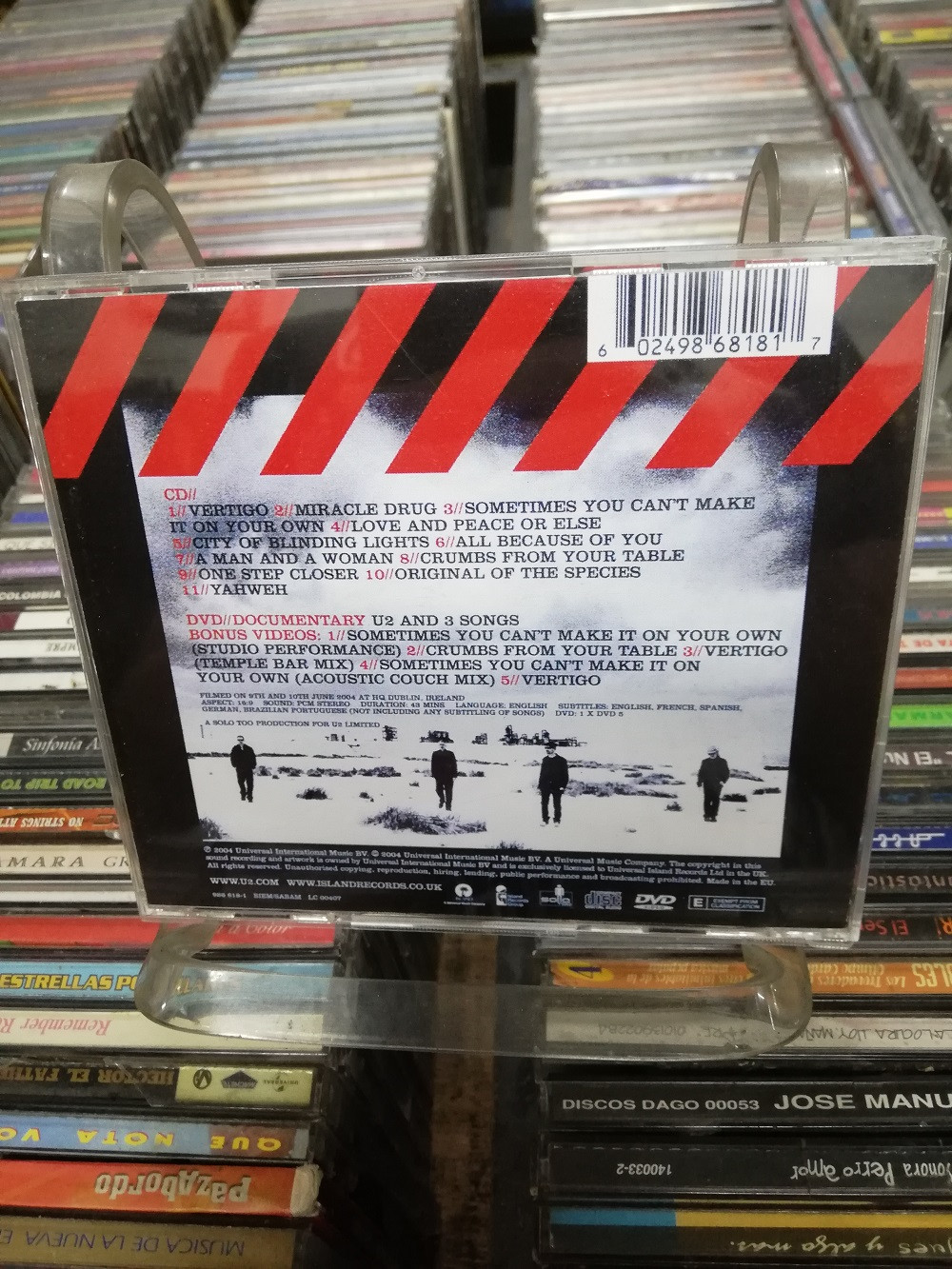 Imagen CD + DVD  IMPORTADO U2 - HOW TO DISMANTLE AN ATOMIC BOMB 2