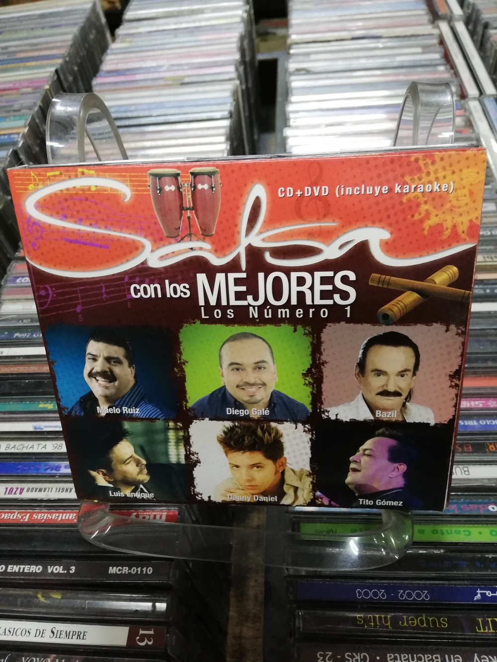 Imagen CD + DVD SALSA CON LOS MEJORES 1
