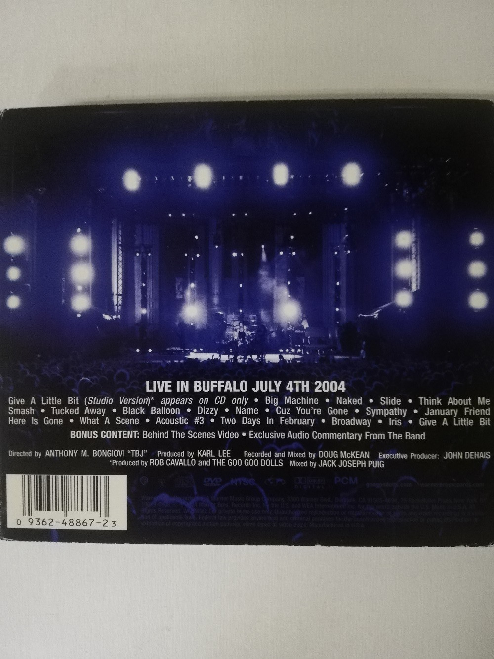 Imagen CD + DVD THE GOO GOO DOLLS - LIVE BUFFALO  2