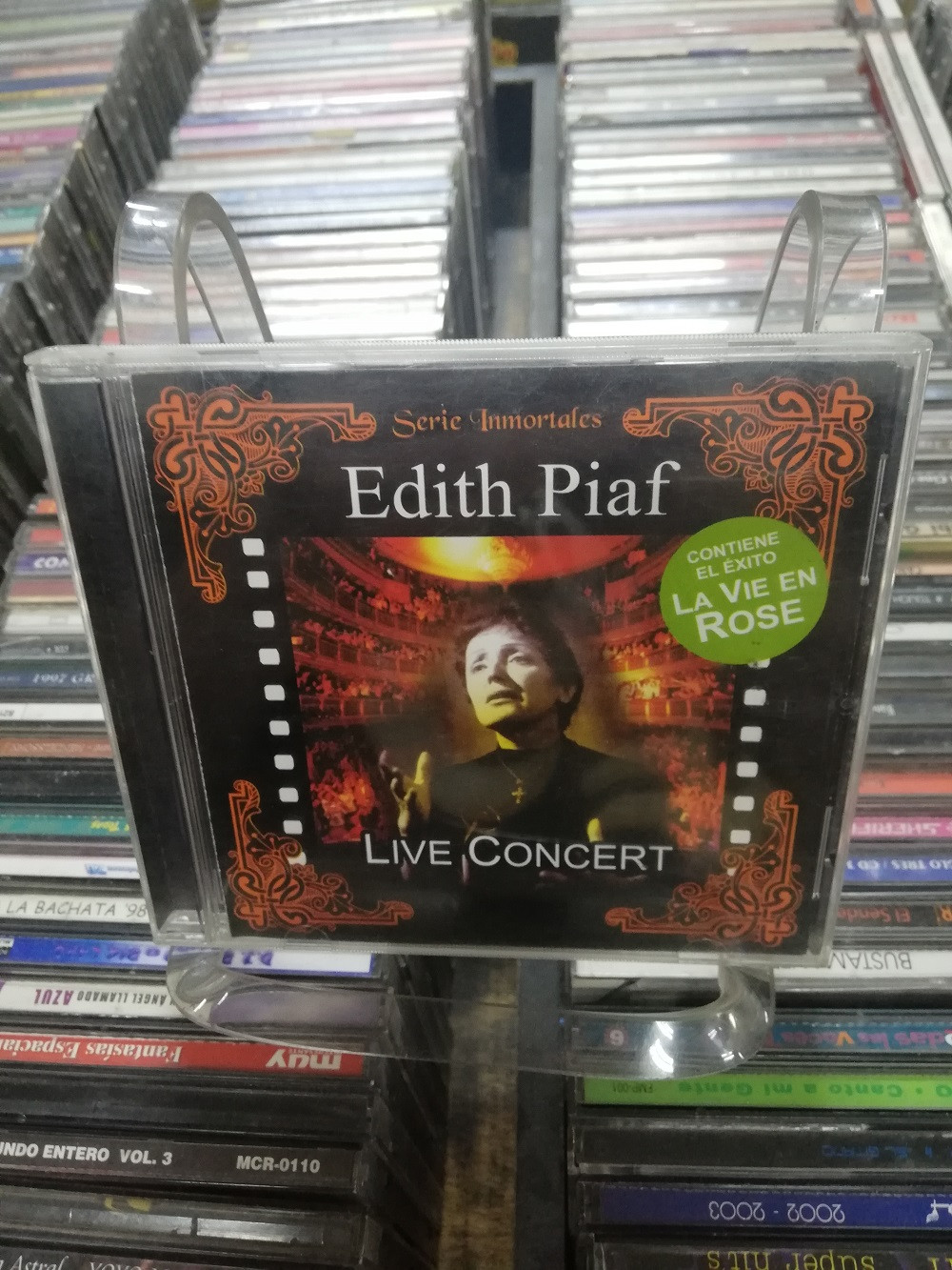 Imagen CD EDITH PIAF - LIVE CONCERT