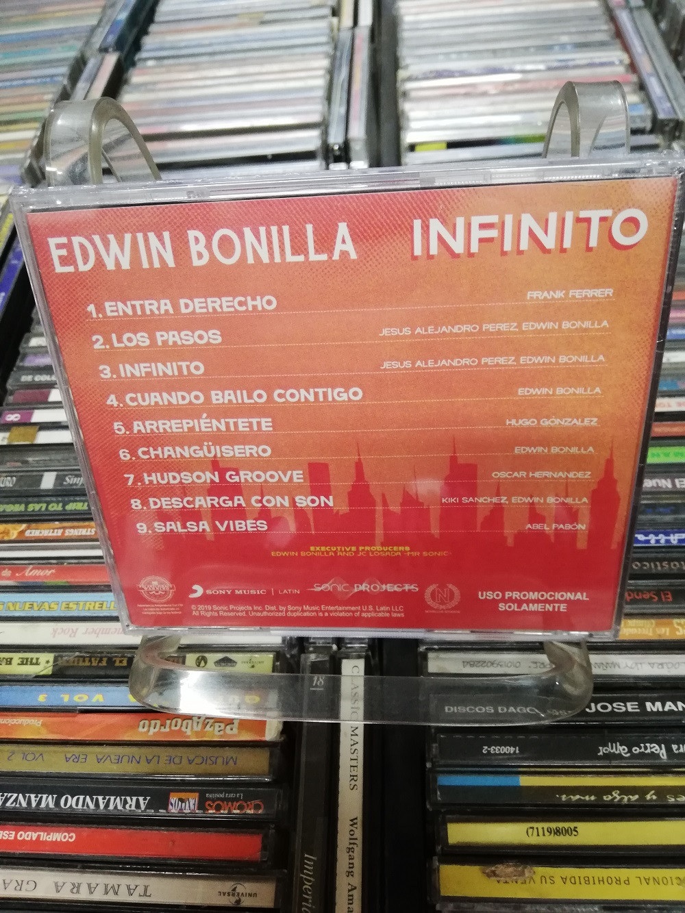 Imagen CD EDWIN BONILLA - INFINITO 2