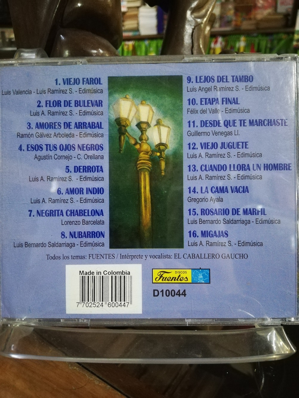Imagen CD EL CABALLERO GAUCHO - SUS EXITOS DE AYER 2