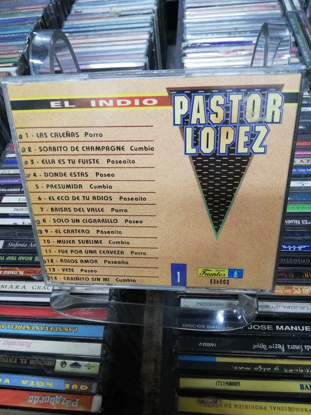 Imagen CD EL INDIO PASTOR LOPEZ - SUS GRANDES EXITOS 2