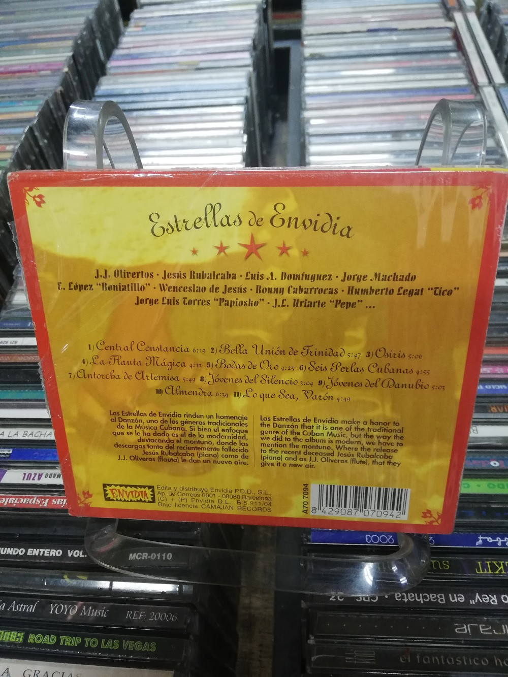 Imagen CD ESTRELLAS ENVIDIA - DANZÓN EN DESCARGA 2
