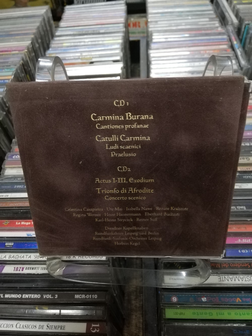 Imagen CD ESTUCHE DOBLE CARL ORFF - CARMINA BURANA 2