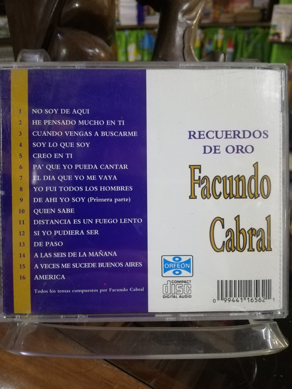 Imagen CD FACUNDO CABRAL - RECUERDOS DE ORO 2