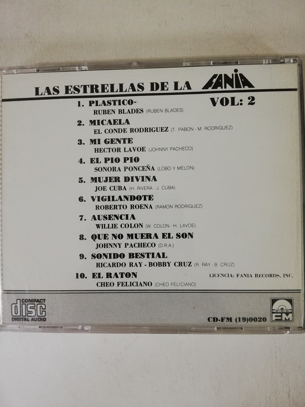 Imagen CD FANIA ALL STARS - LAS ESTRELLAS DE LA FANIA VOL. 2 2