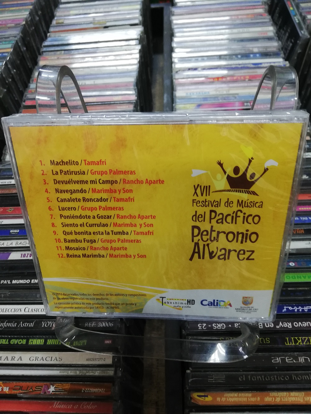 Imagen CD FESTIVAL DE MÚSICA DEL PACÍFICO PETRONIO ALVAREZ # 17 2
