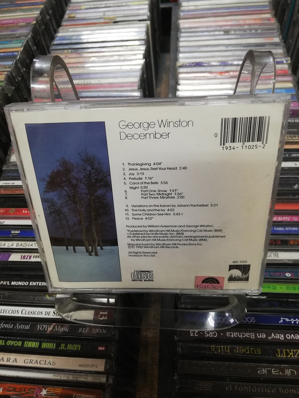 Imagen CD GEORGE WINSTON - DECEMBER PIANOS SOLOS 3