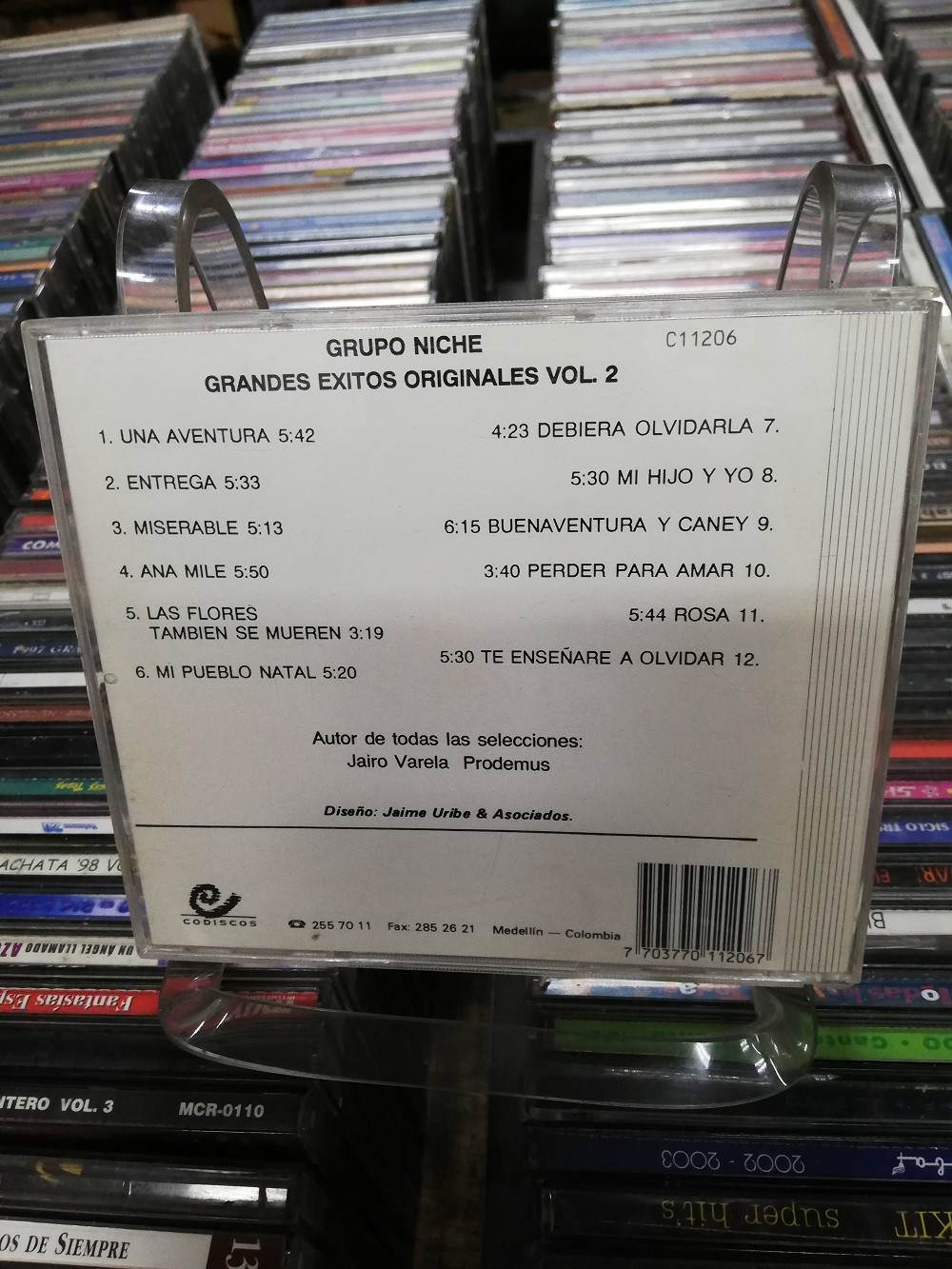 Imagen CD GRUPO NICHE - GRANDES EXITOS ORIGINALES VOL. 2 2