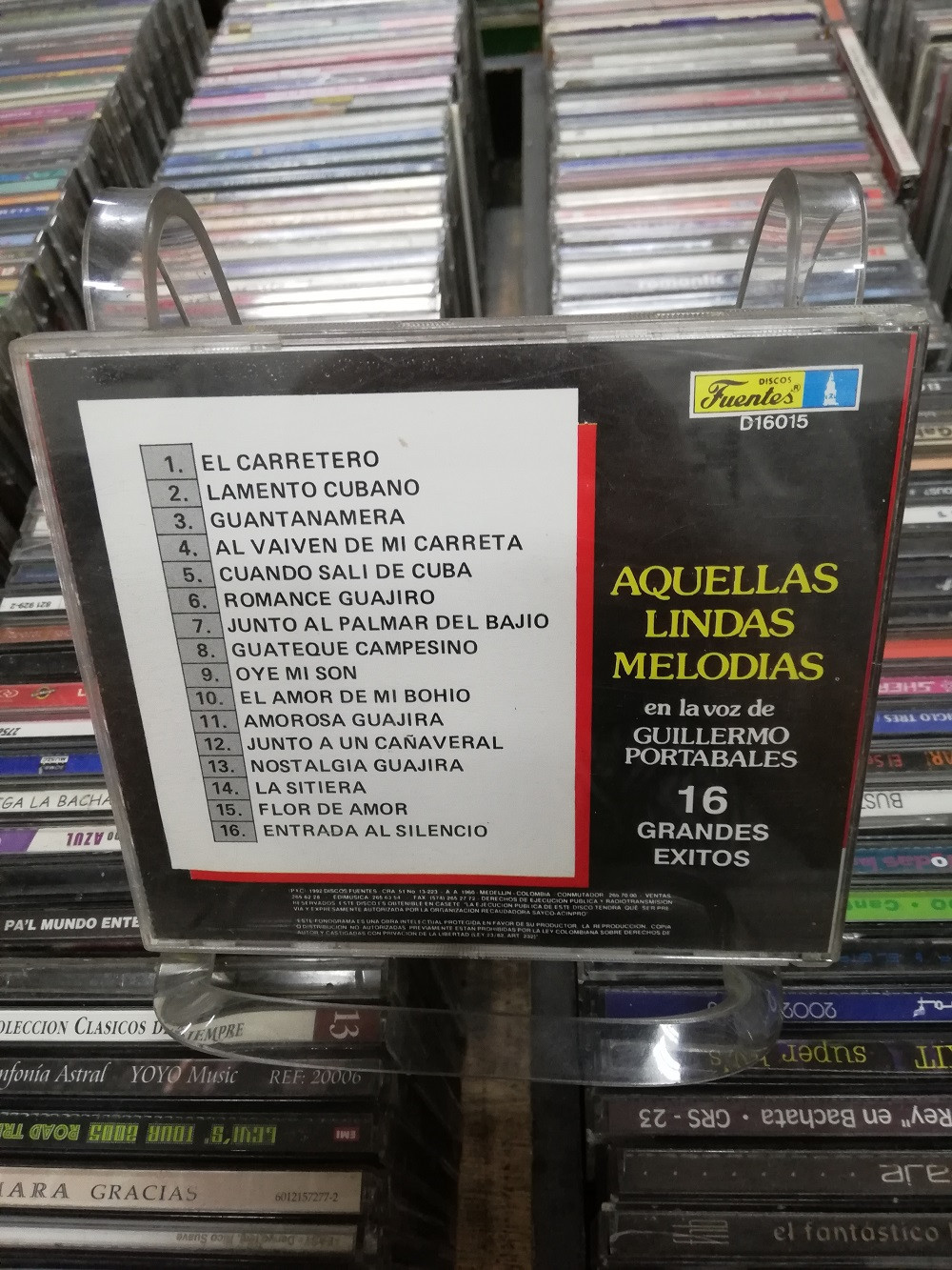 Imagen CD GUILLERMO PORTABALES - AQUELLAS LINDAS MELODIAS 2