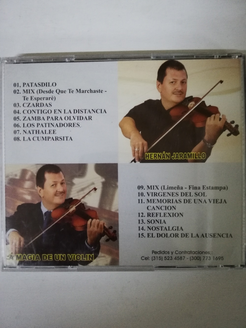 Imagen CD HERNAN JARAMILLO - LA MAGIA DE UN VIOLIN 2