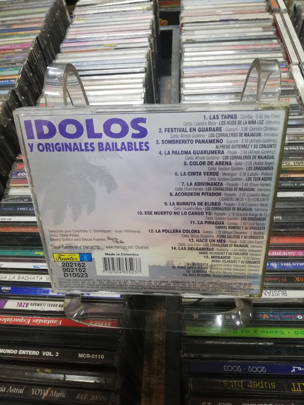 Imagen CD IDOLOS Y ORIGINALES BAILABLES 2