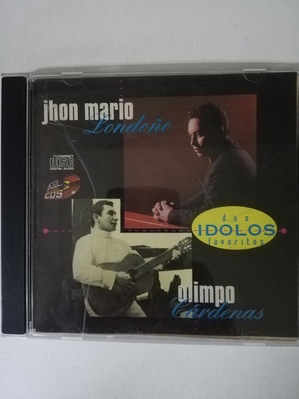 Imagen CD JHON MARIO LONDOÑO/OLIMPO CARDENAS - DOS IDOLOS FAVORITOS 1
