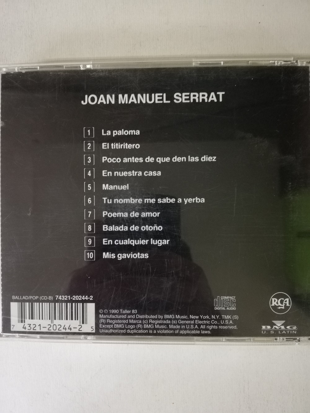 Imagen CD JOAN MANUEL SERRAT - JOAN MANUEL SERRAT 2