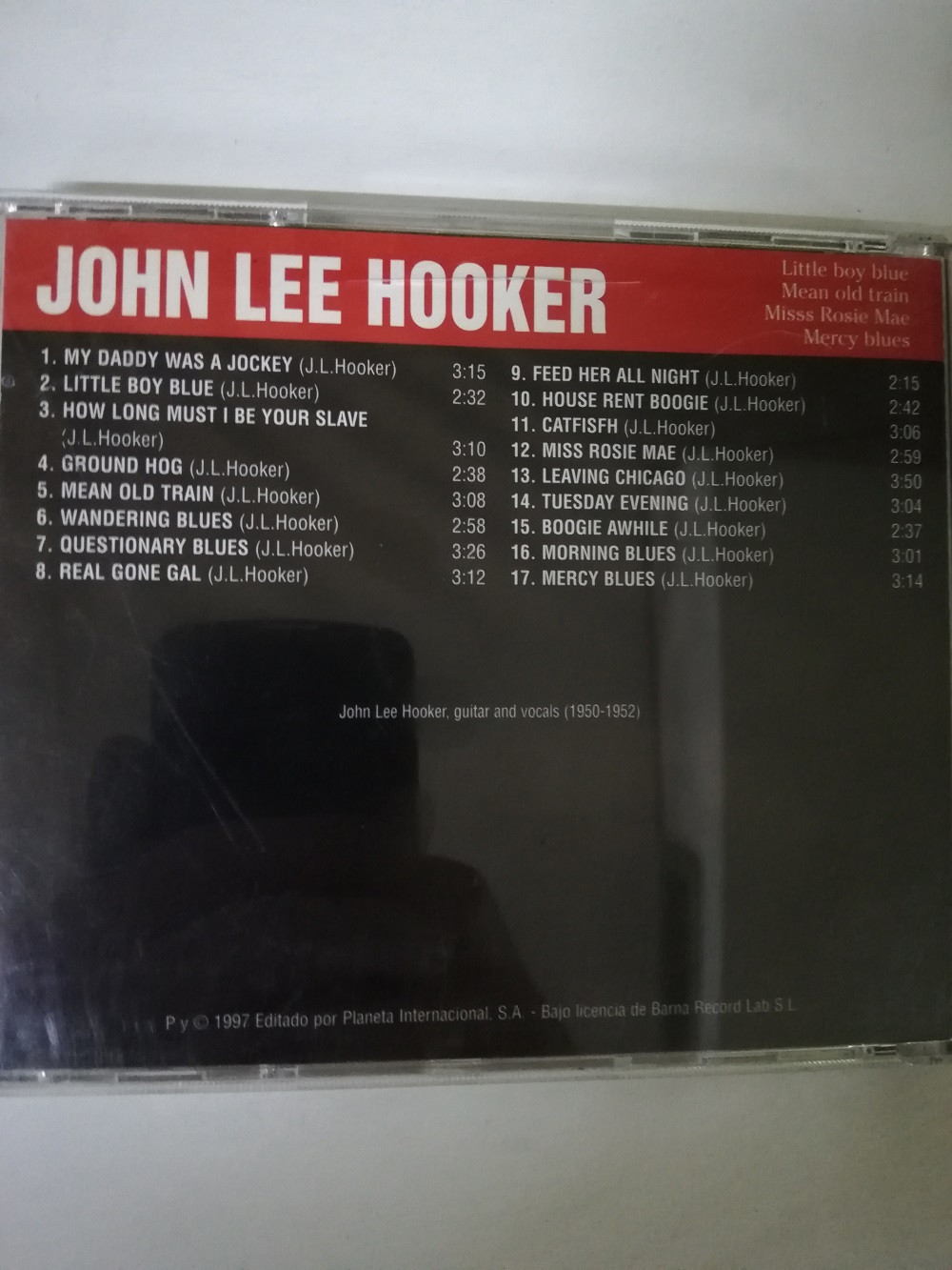 Imagen CD JOHN LEE HOOKER - JAZZ & BLUES COLLECTION 2