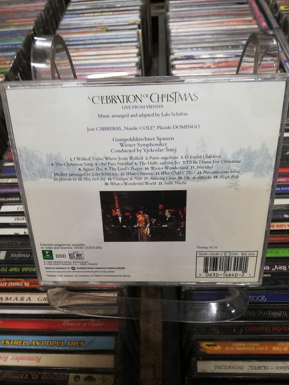 Imagen CD JOSÉ CARRERAS/NATALIE COLE/PLACIDO DOMINGO - A CELEBRATION OF CHRISTMAS 2