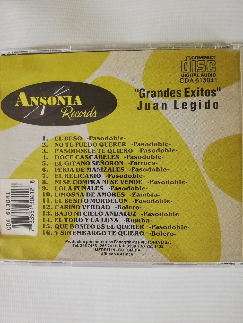 Imagen CD JUAN LEGIDO - GRANDES EXITOS 2