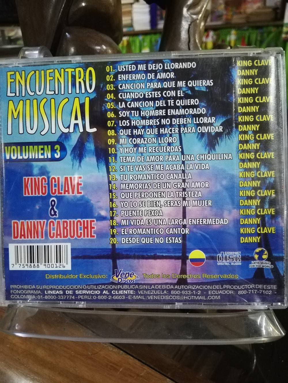 Imagen CD KING CLAVE & DANNY CABUCHE - ENCUENTRO MUSICAL VOL. 3 2