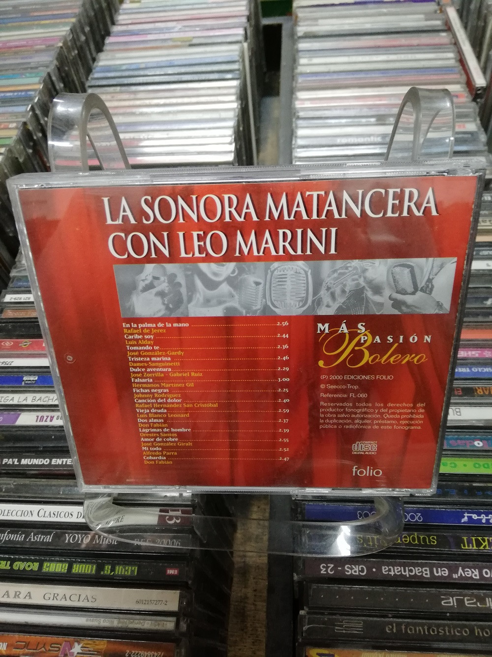 Imagen CD LA SONORA MATANCERA CON LEO MARINI - MAS PASIÓN MAS BOLERO 2