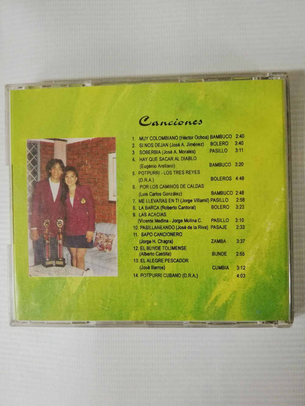 Imagen CD LINA Y JULIÁN - MUY COLOMBIANOS 2