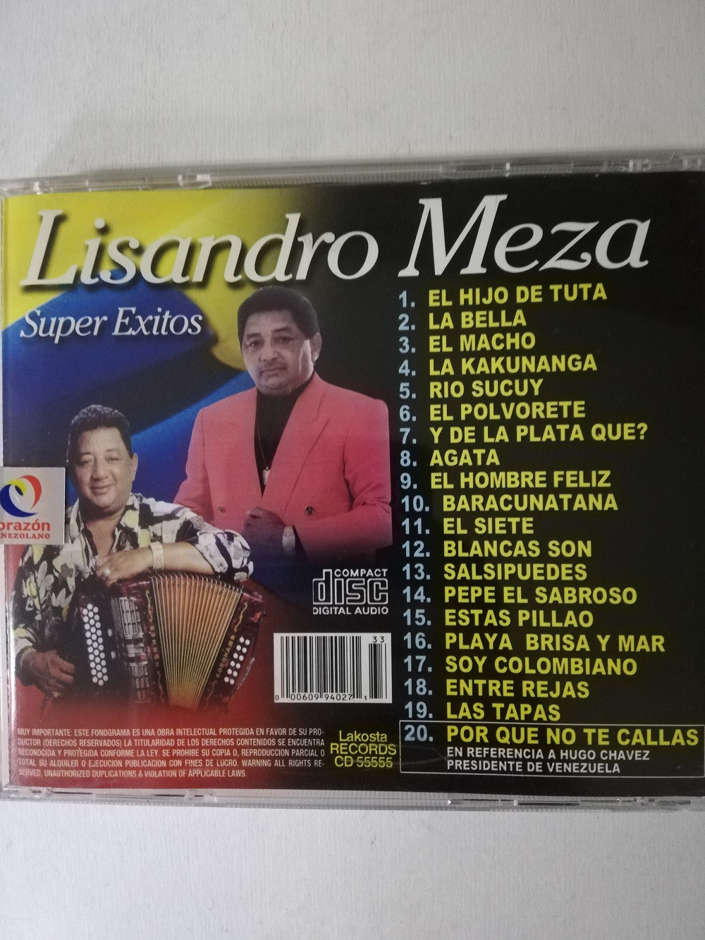 Imagen CD LISANDRO MEZA - SUPER EXITOS 2