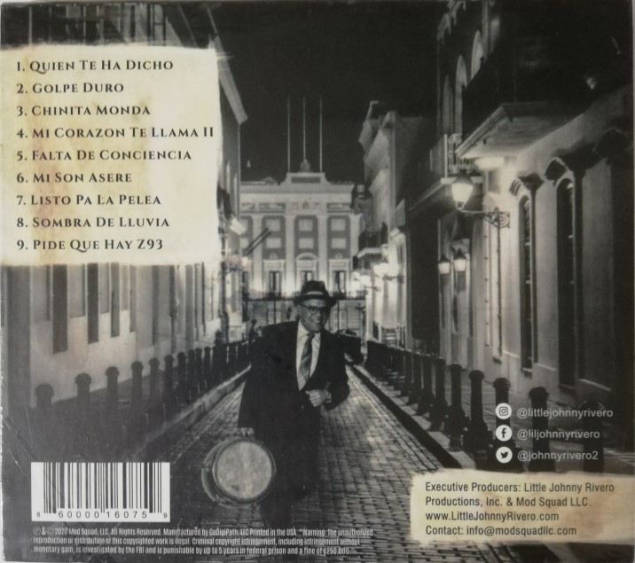 Imagen CD LITTLE JOHNNY RIVERO - GOLPE DURO 2