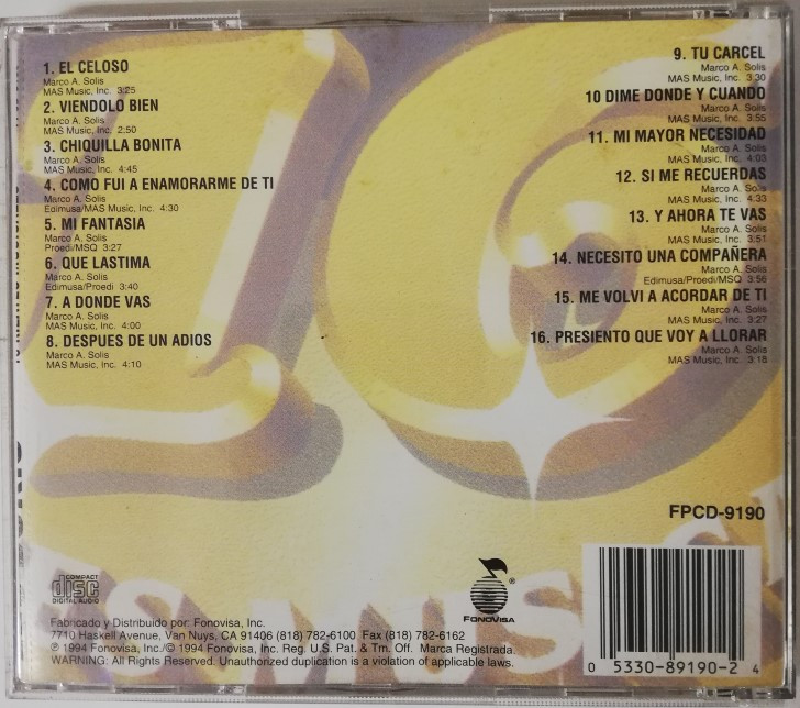 Imagen CD LOS BUKIS - 16 KILATES MUSICALES 2